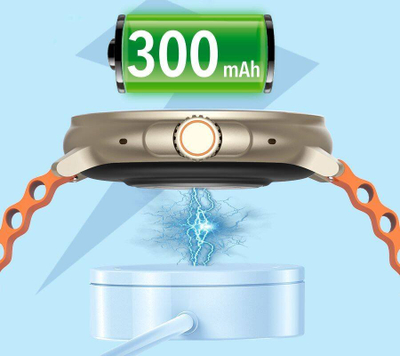 Ora e zgjuar Rubicon Orange, ekran 1.39", bateri 300mAh, portokalli