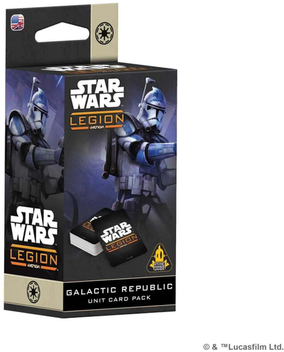 Друштвена игра Asmodee Војна на ѕвездите Легија Пакет карти на Галактичка Република, проширување со карти, 2 играчи, многуобојна