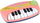 Keyboard lodër për kalamaj Little Pianist, 16 taste, me melodi gati, rozë