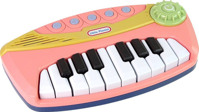 Keyboard lodër për kalamaj Little Pianist, 16 taste, me melodi gati, rozë