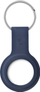 Mbajtëse Crong Silicone Case për Apple AirTag, me varëse çelsash, blu navy
