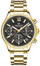 Orë dore femrash Giewont Sapphire GW3670-B3, kronograf, 37mm, ari e zezë