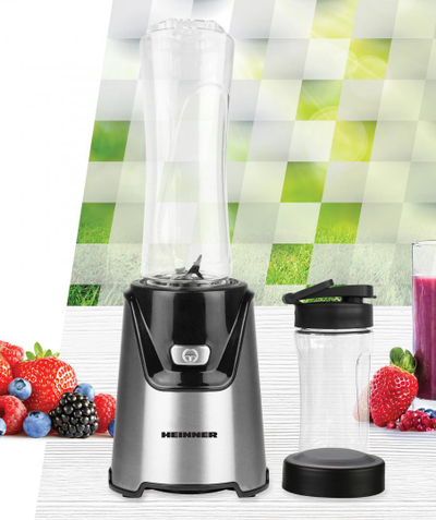 Blender Heinner HSB-T400SS, 1L, 400W, i zi argjendtë