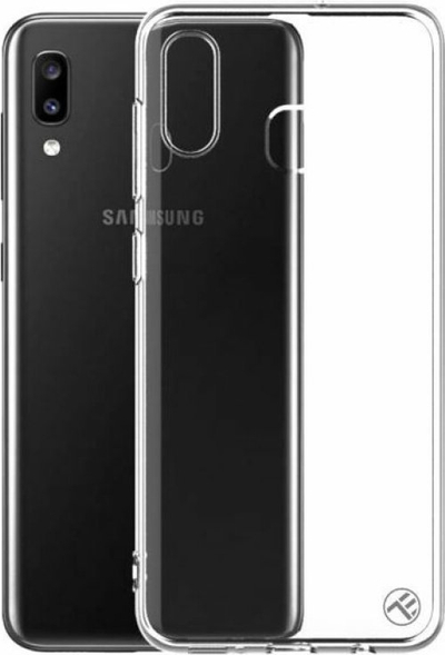 Këllëf telefoni Tellur Basic, silikon për Samsung Galaxy A20, transparent