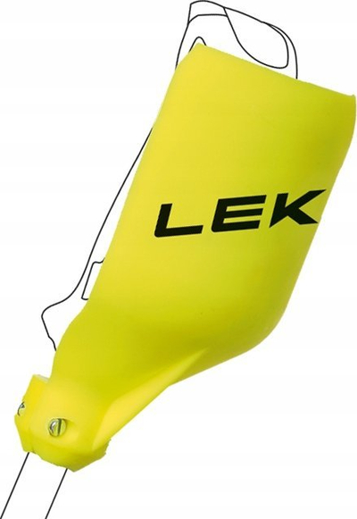 Заштита за грло за скијање Leki LE OCH Guard OPEN 3D/S, професионална, пластична, бела