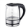 Zierëse elektrike uji Maestro Glass MR-062, 1630W, 1.2L, e zezë transparente