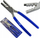 Pinca krimpuese GEKO, për busulla kabllosh 0.5-16 mm², 220 mm, blu