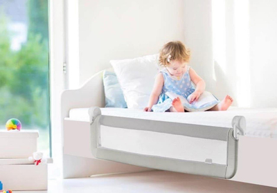 Mbrojtëse për shtrat Baby Center Melandi Guimo 150x48,5x35, e hirtë
