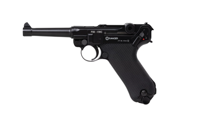 Pistolete ajri Umarex Luger P08 Parabellum, 4.5mm BB, set, e zezë