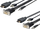 Kabllo adapter Vivolink PROHDMIMVGA5, HDMI VGA USB audio, 5 m, e zezë