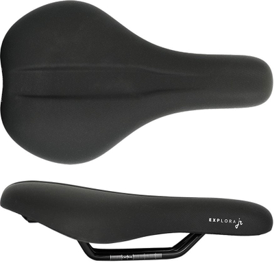 Седло за велосипед за деца Selle Royal Explora Junior L, за тркала 22–24\", црно