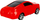 Lodër makinë garuese Mega Creative Racing Car, plastike, 28x8x14 cm, shumëngjyrëshe