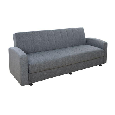 Divan-Shtrat 3-ulëse 220×77×83 cm (HM3074.03), gri