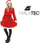 Kostum festash Malatec 22702 Mrs Claus, për të rritme, i kuq