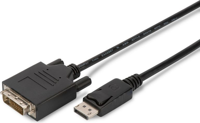 DisplayPort - DVI-D 1m czarny (AK340301010S)