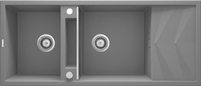 Lavaman kuzhine Deante Magnetic, granit, 2 kupona me pikatore, gri