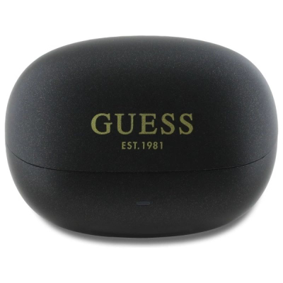 Kufje pa tela Guess Capsule GUTWST88MCTGK, TWS, me ANC ENC, të zeza
