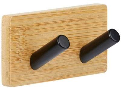 Grep muri ngjitës 5five Simply Smart Stiky, metal dhe bambu, bezhë