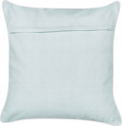 Jastëk dekorativ Beliani CERAMIUM, kadife, 45 x 45 cm, blu e çelët