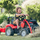Traktor lodër me pedale Case IH Puma 240 CVX FA996AM, me ngarkues dhe rimorkio, i kuq