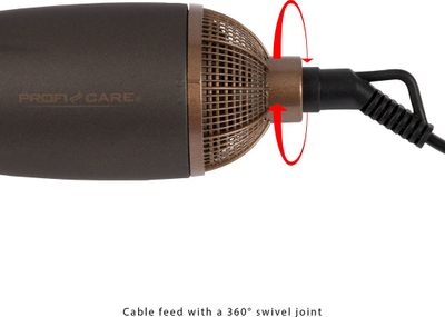Figaro me ajër për flokë ProfiCook PC-HAS 3011 800W kafe