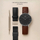 Orë dore për burra Daniel Wellington DW00100774, argjendtë/ zezë