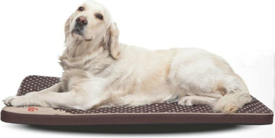 Shtrat për qen Hobbydog Mattress Light XL, material codura, ngjyrë kafe e errët