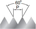 Matricë filetuese HSS M5x0.5 për metal, gri