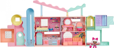 Set loje LOL Surprise Squish Sand Magic House me kukullën Diva, rërë për modelim, aksesorë surprizë, me shumë ngjyra
