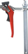 Klemë saldimi Bessey TW16-20-10H, hapje 200mm, metal, e kuqe