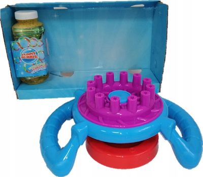 Машина за меури MIX Swede Bubble Maker, на батерии, со течност за меури, шарена