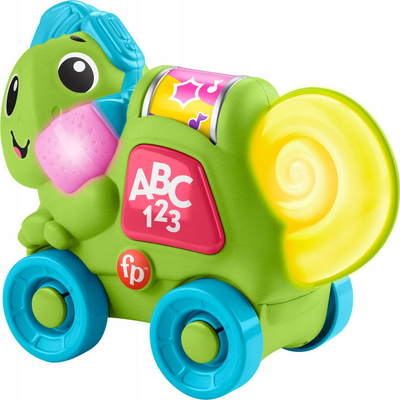 Lodër muzikore Mattel Fisher-Price Link Squad Kameleon HYL34, me drita, me tinguj, shumëngjyrëshe