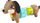 Интерактивна играчка Fisher-Price Activity Puppy HTW91, со звуци, различни текстури и бои