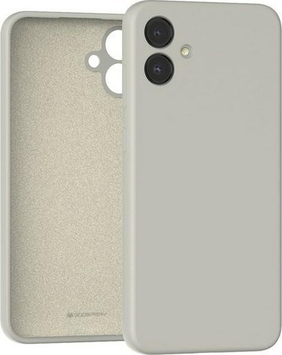 Mbulesë telefoni Mercury Silicone për Samsung Galaxy A05 A055, me mikrofiber, ngjyrë stone