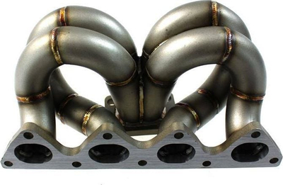 Kolektor auspuhi TurboWorks EXTREME, për Honda B Series, çelik inox, argjend