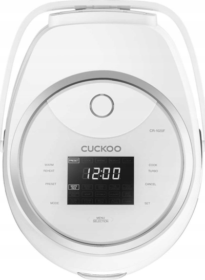 Tenxhere elektrike për oriz Cuckoo CR-1020F, 1.8L, 3D Heating, e bardhë