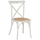 Karrige Owen druri 45x55.5x90cm (HM8575.04), bardhë