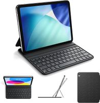Mbrojtëse me tastierë HOU për iPad 11 Gjenerata 2025 A16/iPad Gjenerata e 10-të 2022, e zezë