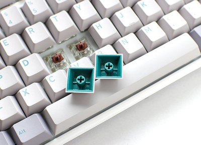 Tastierë gaming Ducky One 3 Mist Grey, mekanike MX Brown, RGB LED, gri