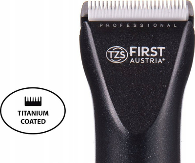 Makineri profesionale qethëse Professional Hair Clipper, teh qeramik dhe titanium, pa kabllo, e zezë
