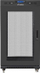Kabinet rack 19" Lanberg FF01, 22U, 600x600 mm, derë me rrjetë, i zi