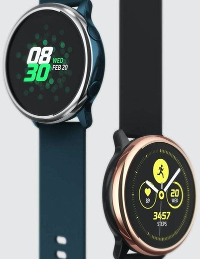 Unazë bezeli Ringke Bezel Styling Cover për Galaxy Watch Active 2 40mm, çelik inox, argjend
