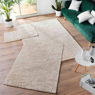 Tapet shaggy Plain, 60x110 cm, ngjyrë neutrale