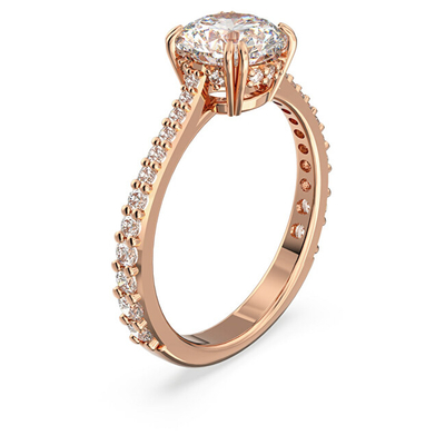 Unazë për femra Swarovski 5642644, e artë