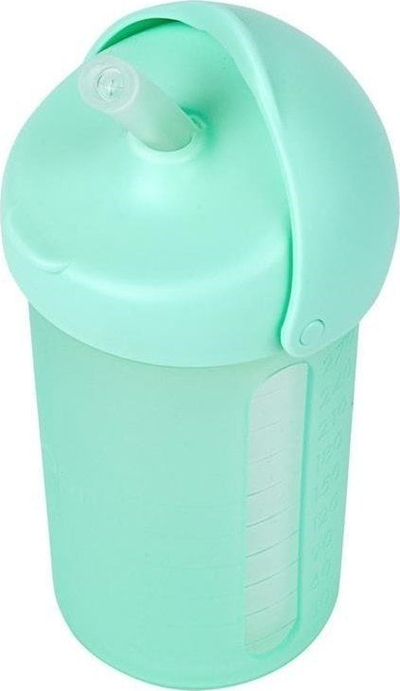 Gotë me pipë për fëmijë Boon Swig, silikoni, 270ml, mente