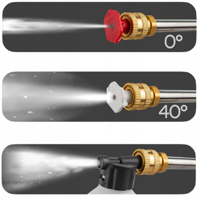 Lavapres pa kabllo Fortis FT-PG001, 15 bar, bateri 21V 1500mAh, portokalli