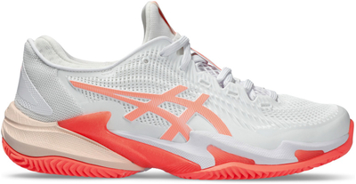 Патики тенис Asics Court FF 3 Clay 1042A221-103, за жени, бели со боја лосос
