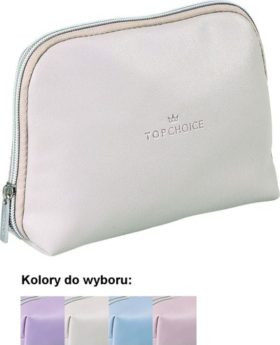 Çantë kozmetike Top Choice TC Leather 96976, 19 x 13.5 cm, imitim lëkure, rozë
