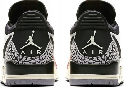 Atlete Nike Jordan Air Legacy 312 Low, për meshkuj, të bardha të zeza të kuqe