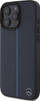 Mbrojtëse telefoni Mercedes Blue Line për iPhone 16 Pro Max, lëkurë, MagSafe, blu navy